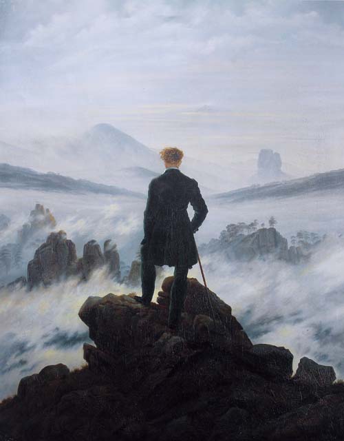 wanderer over a sea of fog