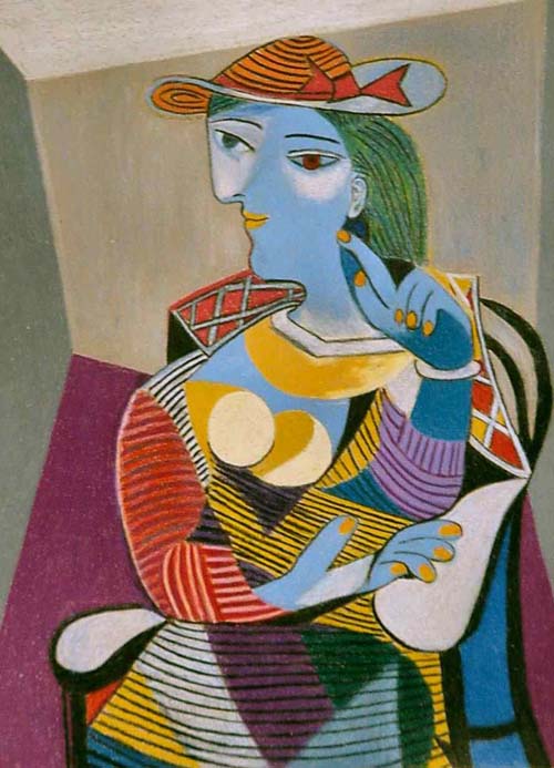 Seated Woman by Pablo Picasso - Today in History