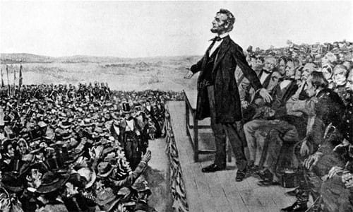 November 19, 1863 President Lincoln Delivers The Gettysburg Address ...